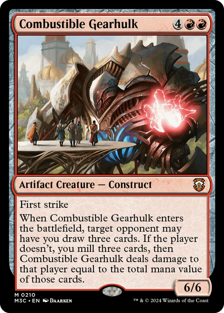 Combustible Gearhulk [Modern Horizons 3 Commander] | Lots Moore NSW