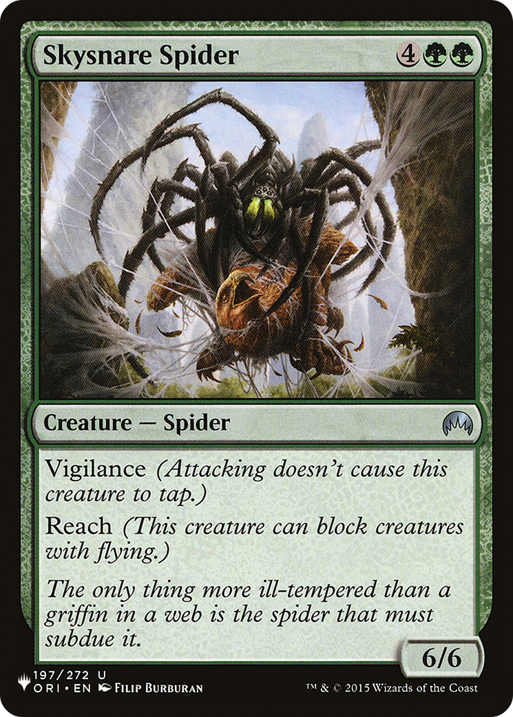 Skysnare Spider [The List] | Lots Moore NSW