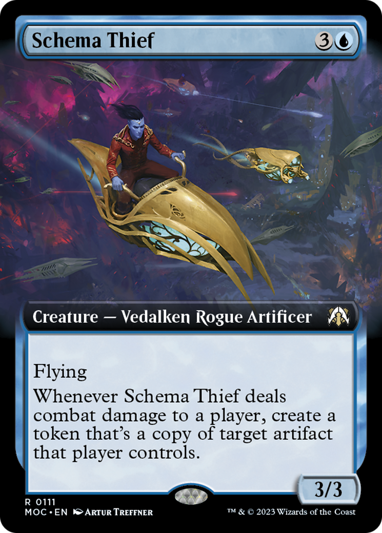 Schema Thief (Extended Art) [March of the Machine Commander] | Lots Moore NSW