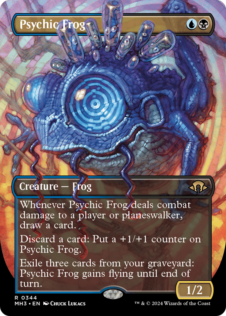 Psychic Frog (Borderless) [Modern Horizons 3] | Lots Moore NSW