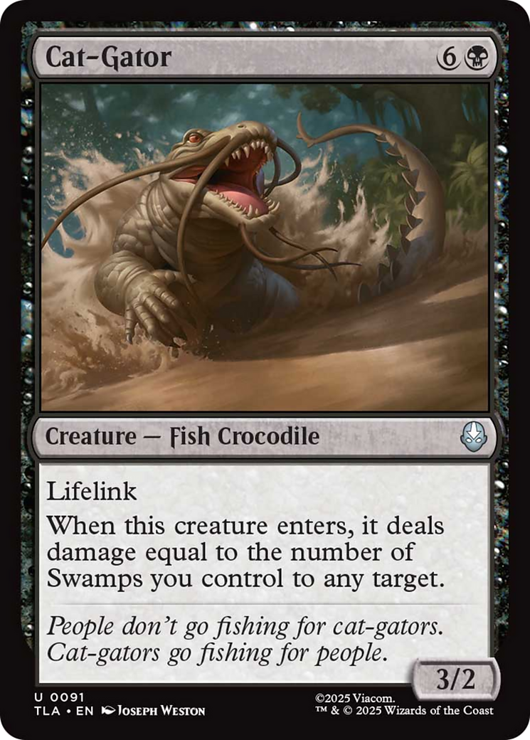 Cat-Gator [Avatar: The Last Airbender] | Lots Moore NSW
