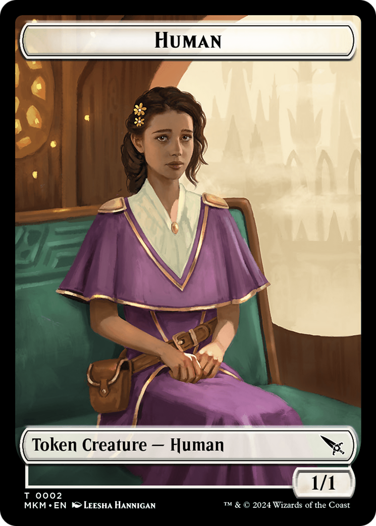 Thopter (0020) // Human Double-Sided Token [Murders at Karlov Manor Tokens] | Lots Moore NSW
