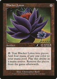 Blacker Lotus (Oversized) [Oversize Cards] | Lots Moore NSW