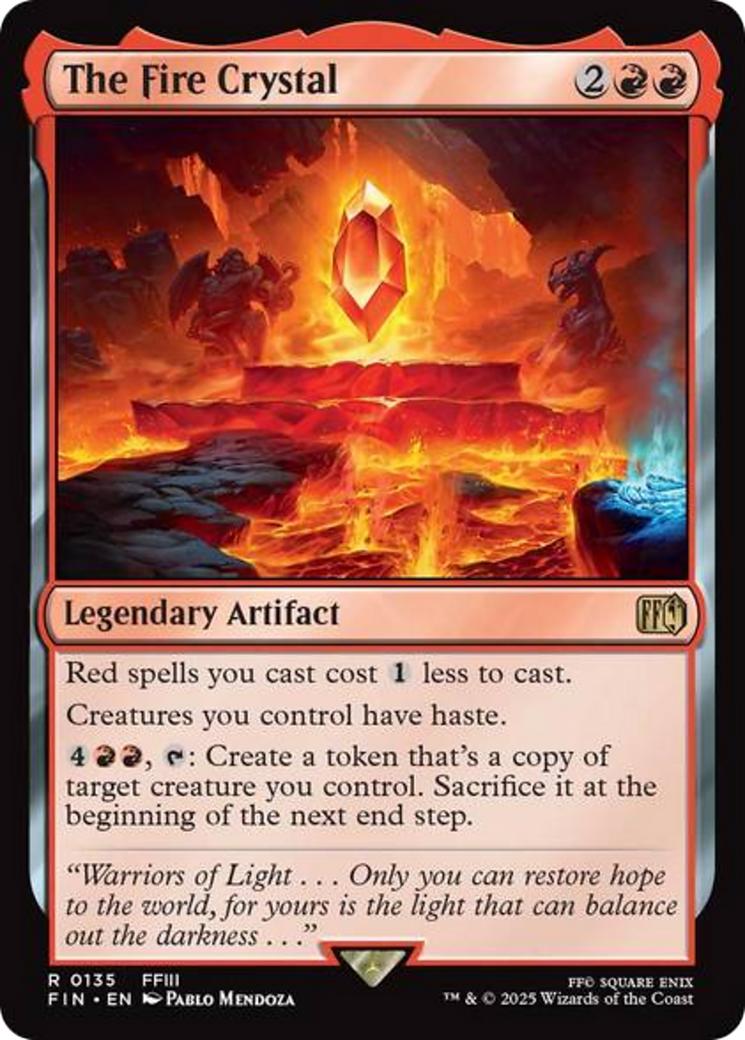 The Fire Crystal [FINAL FANTASY] | Lots Moore NSW