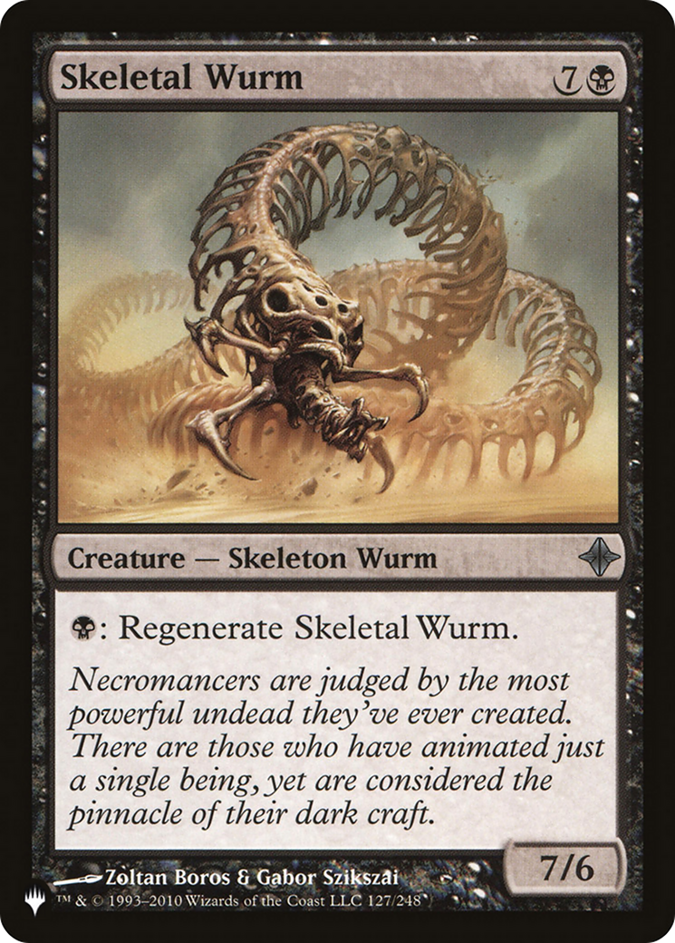 Skeletal Wurm [The List] | Lots Moore NSW