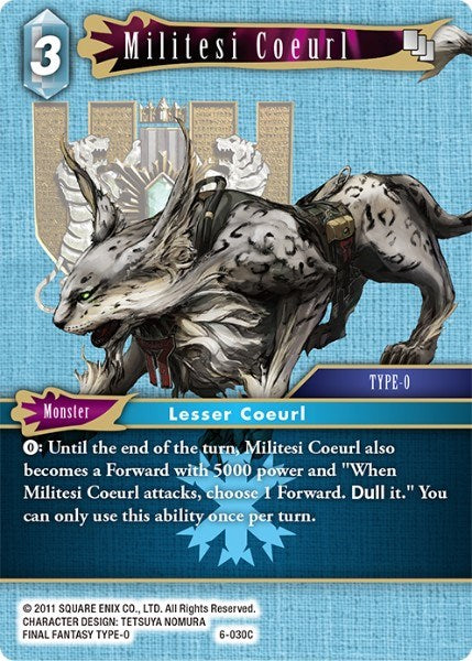 Militesi Coeurl [Opus VI] | Lots Moore NSW