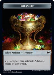 Treasure // Tibalt, Cosmic Impostor Emblem Double-Sided Token [Kaldheim Tokens] | Lots Moore NSW