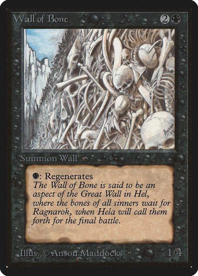Wall of Bone [Beta Edition] | Lots Moore NSW