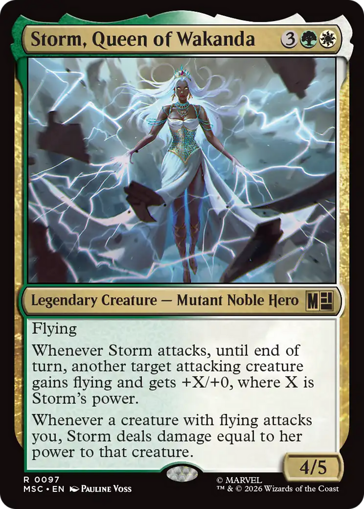 Storm, Queen of Wakanda (Surge Foil) [Marvel Super Heroes Commander] | Lots Moore NSW