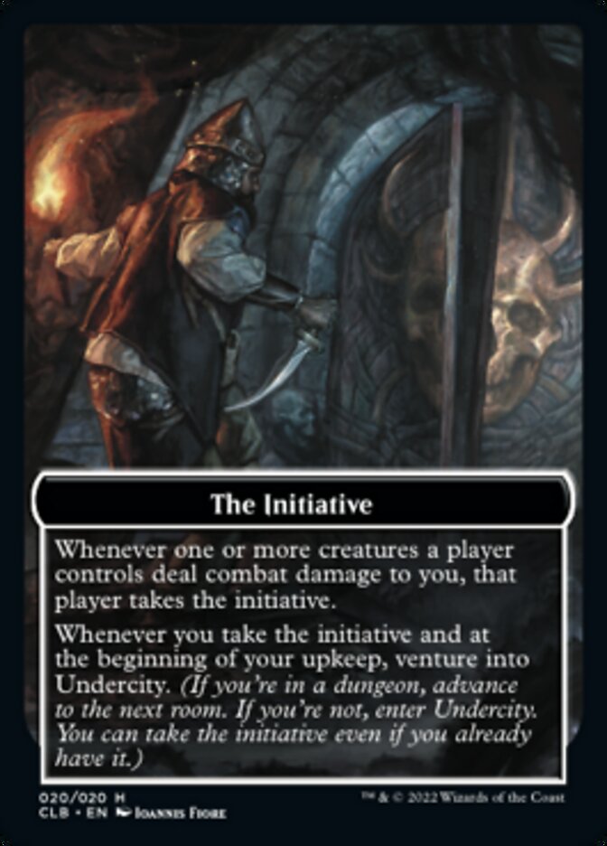 The Initiative // Undercity Double-Sided Token [Commander Legends: Battle for Baldur's Gate Tokens] | Lots Moore NSW