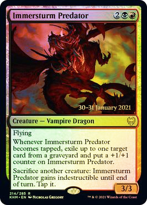 Immersturm Predator [Kaldheim Prerelease Promos] | Lots Moore NSW