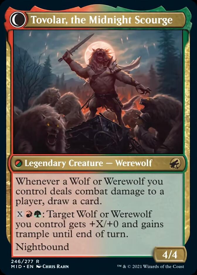 Tovolar, Dire Overlord // Tovolar, the Midnight Scourge [Innistrad: Midnight Hunt] | Lots Moore NSW