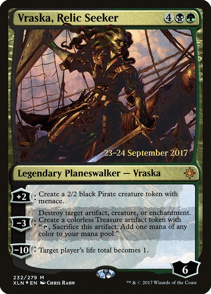 Vraska, Relic Seeker [Ixalan Prerelease Promos] | Lots Moore NSW