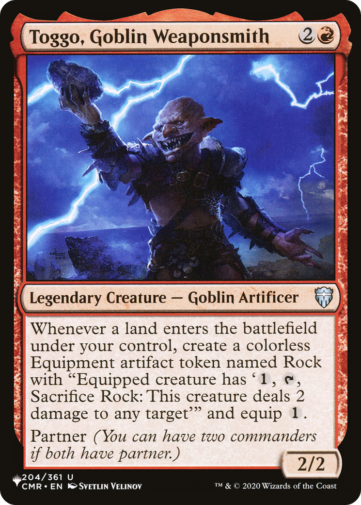 Toggo, Goblin Weaponsmith [The List] | Lots Moore NSW