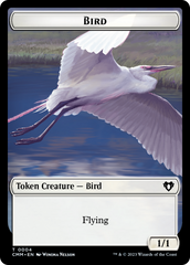 Copy (54) // Bird Double-Sided Token [Commander Masters Tokens] | Lots Moore NSW