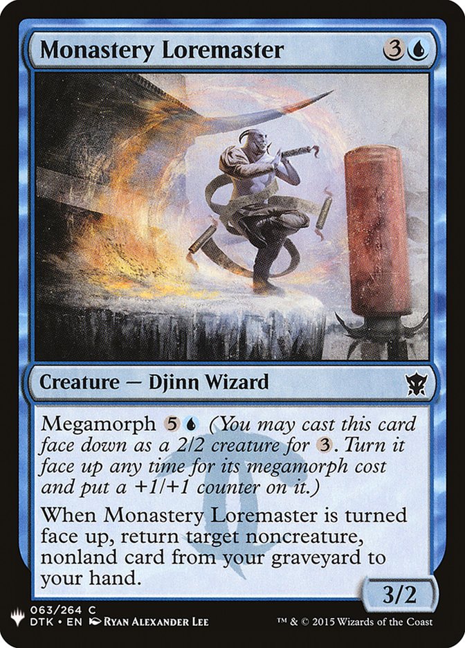 Monastery Loremaster [Mystery Booster] | Lots Moore NSW