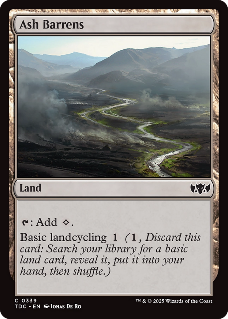 Ash Barrens [Tarkir: Dragonstorm Commander] | Lots Moore NSW