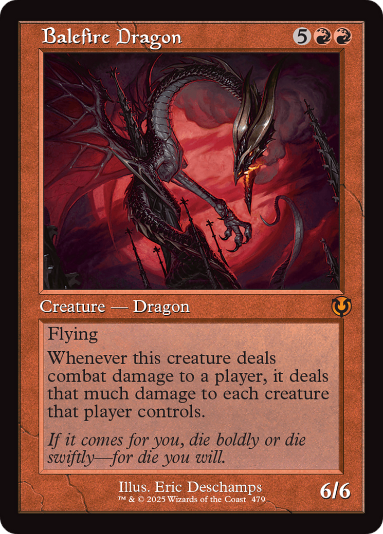 Balefire Dragon (Retro Frame) [Innistrad Remastered] | Lots Moore NSW