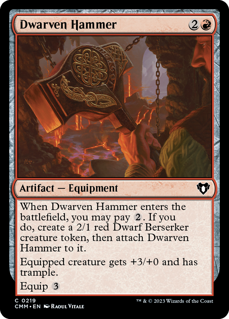 Dwarven Hammer [Commander Masters] | Lots Moore NSW