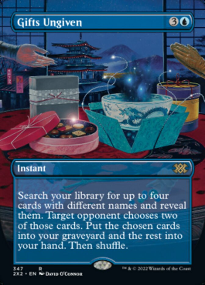 Gifts Ungiven (Borderless Alternate Art) [Double Masters 2022] | Lots Moore NSW