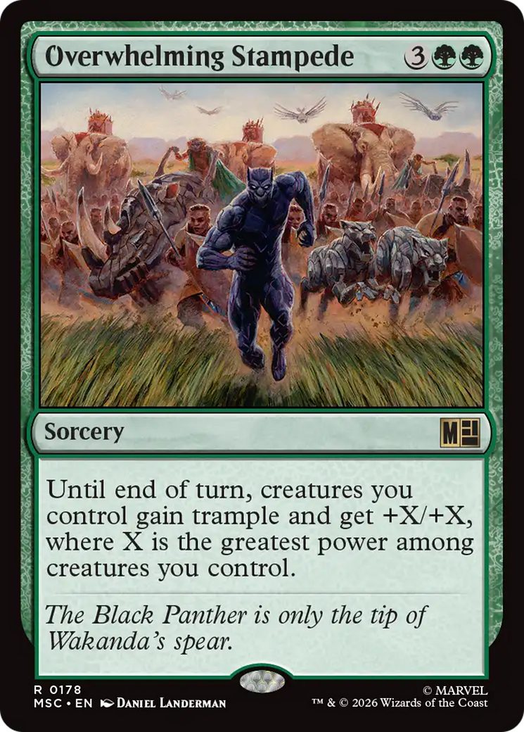 Overwhelming Stampede [Marvel Super Heroes Commander] | Lots Moore NSW