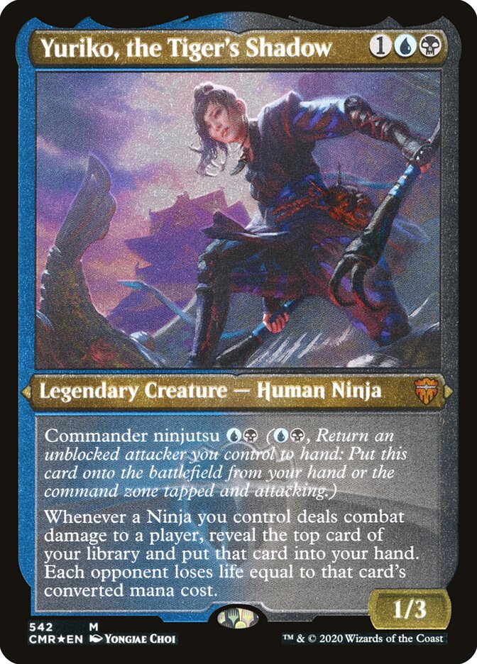 Yuriko, the Tiger's Shadow (Etched) [Commander Legends] | Lots Moore NSW