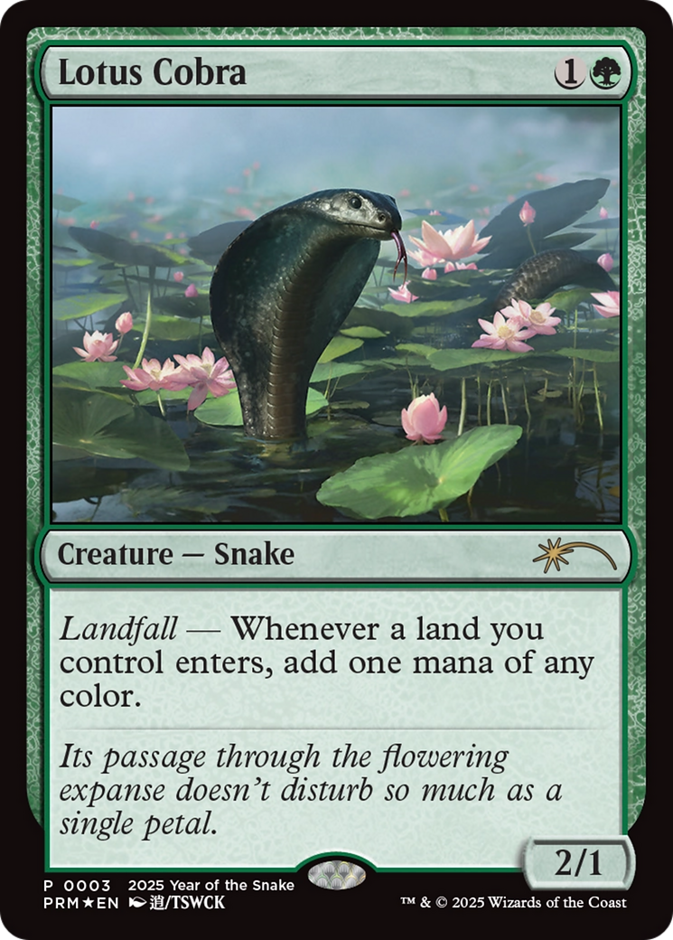 Lotus Cobra (Year of the Snake 2025) [Standard Showdown Promos] | Lots Moore NSW