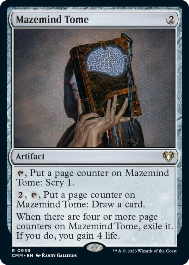 Mazemind Tome [Commander Masters] | Lots Moore NSW