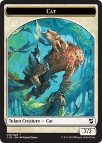 Cat // Soldier Double-Sided Token [Commander 2018 Tokens] | Lots Moore NSW