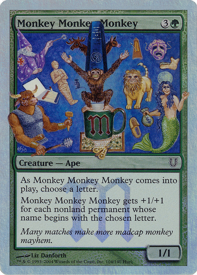 Monkey Monkey Monkey (Alternate Foil) [Unhinged] | Lots Moore NSW