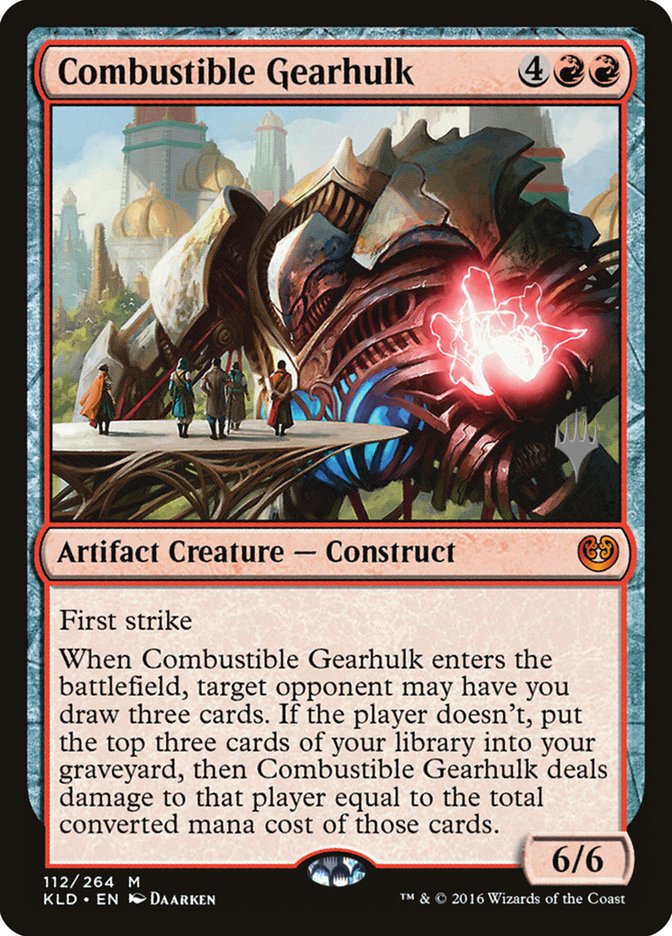 Combustible Gearhulk (Promo Pack) [Kaladesh Promos] | Lots Moore NSW
