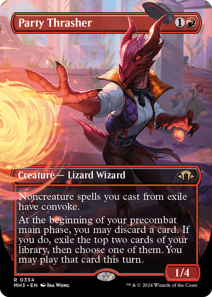 Party Thrasher (Borderless) [Modern Horizons 3] | Lots Moore NSW