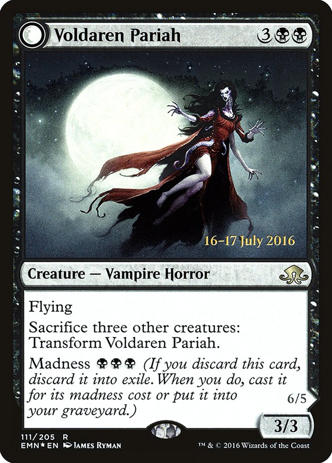 Voldaren Pariah // Abolisher of Bloodlines [Eldritch Moon Prerelease Promos] | Lots Moore NSW