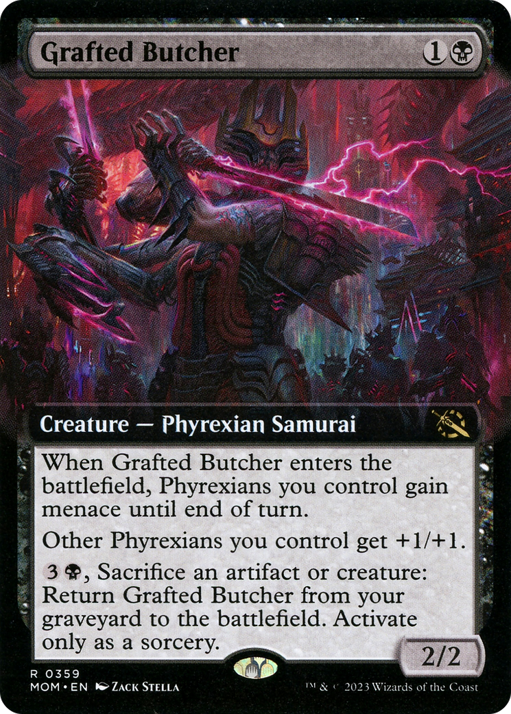 Grafted Butcher (Extended Art) [March of the Machine] | Lots Moore NSW