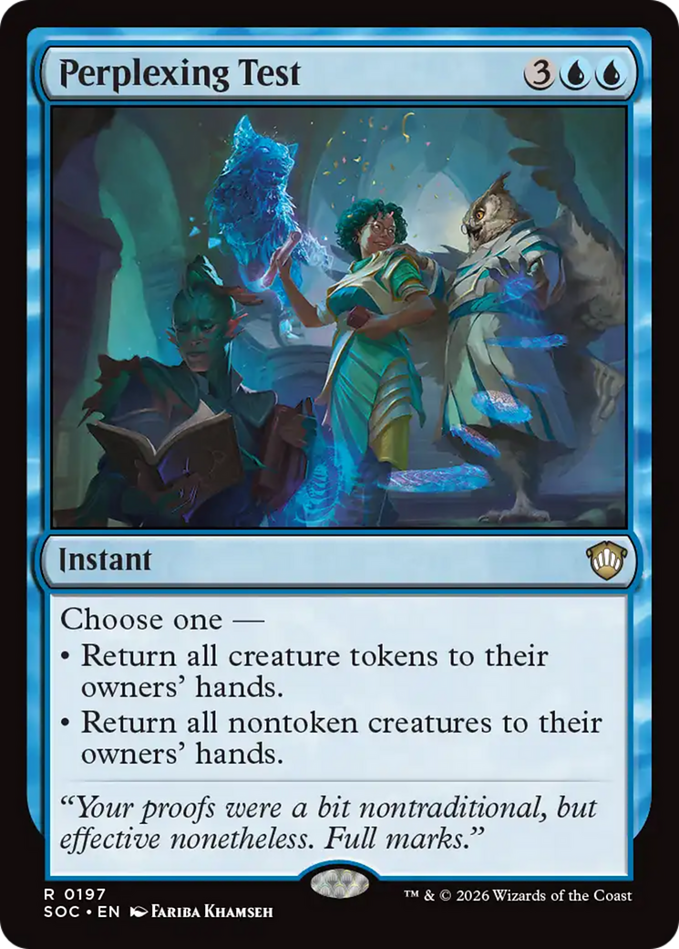 Perplexing Test [Secrets of Strixhaven Commander] | Lots Moore NSW