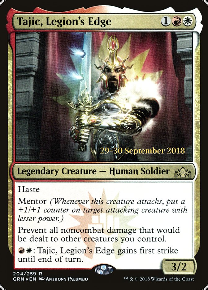 Tajic, Legion's Edge [Guilds of Ravnica Prerelease Promos] | Lots Moore NSW