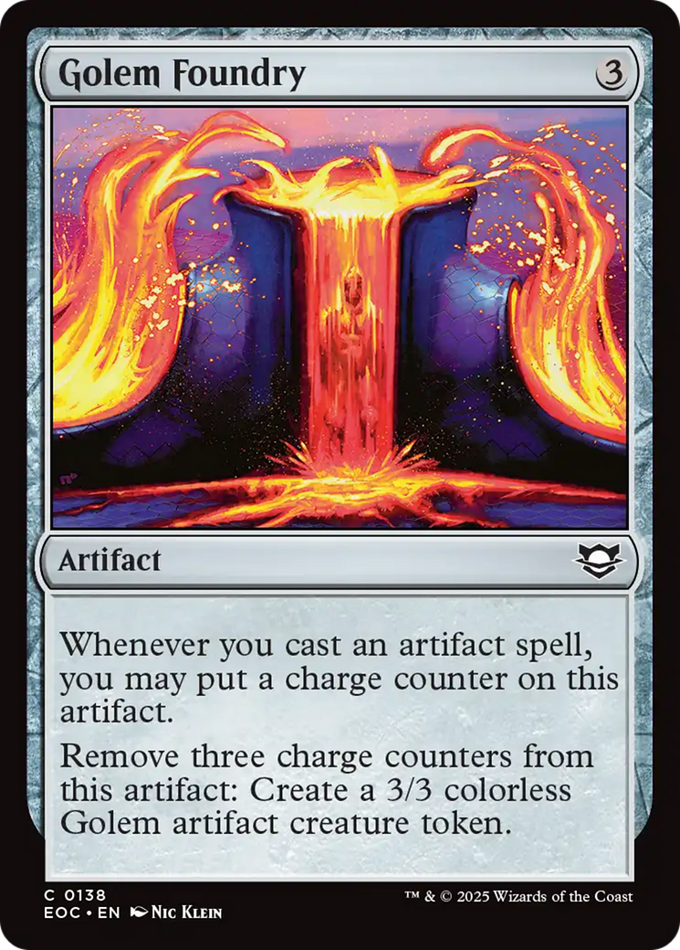 Golem Foundry [Edge of Eternities Commander] | Lots Moore NSW