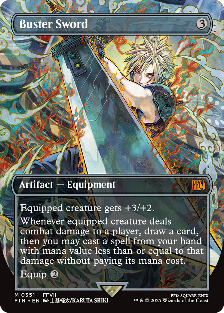Buster Sword (Borderless) [FINAL FANTASY] | Lots Moore NSW
