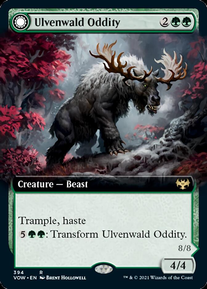 Ulvenwald Oddity // Ulvenwald Behemoth (Extended Art) [Innistrad: Crimson Vow] | Lots Moore NSW