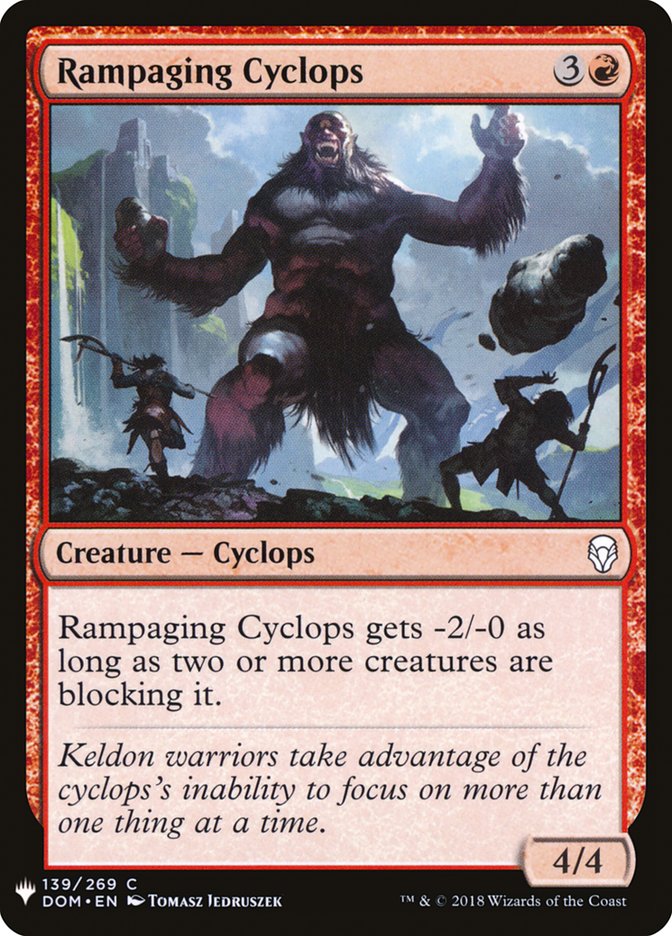 Rampaging Cyclops [Mystery Booster] | Lots Moore NSW