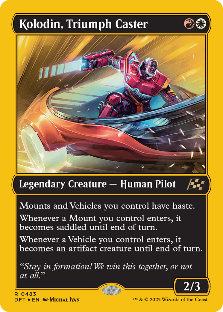 Kolodin, Triumph Caster (First-Place Foil) [Aetherdrift] | Lots Moore NSW