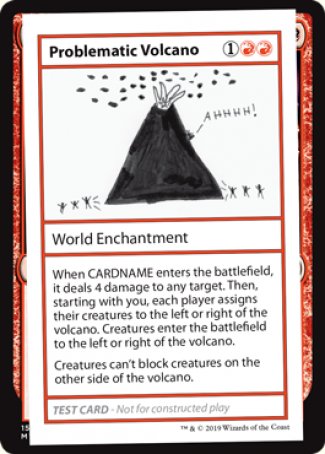 Problematic Volcano (2021 Edition) [Mystery Booster Playtest Cards] | Lots Moore NSW