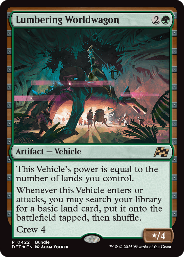 Lumbering Worldwagon (Bundle) [Aetherdrift Promos] | Lots Moore NSW