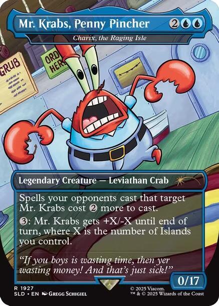 Mr. Krabs, Penny Pincher - Charix, the Raging Isle [Secret Lair Drop Series] | Lots Moore NSW