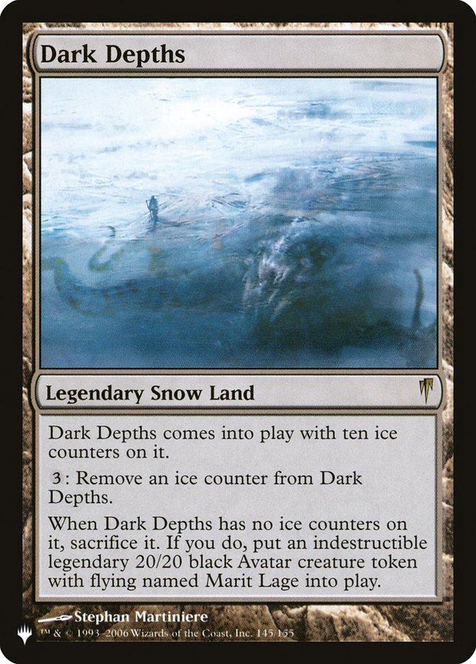 Dark Depths [The List] | Lots Moore NSW