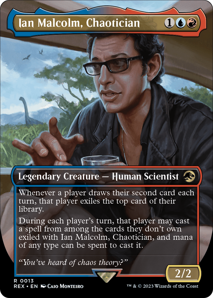 Ian Malcolm, Chaotician (Borderless) [Jurassic World Collection] | Lots Moore NSW