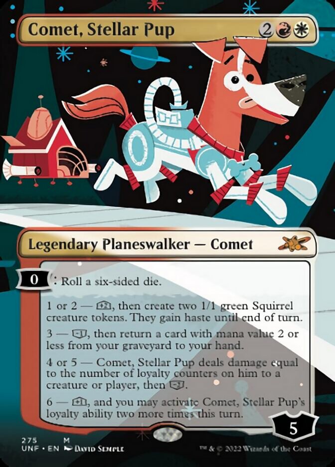 Comet, Stellar Pup (Borderless) [Unfinity] | Lots Moore NSW