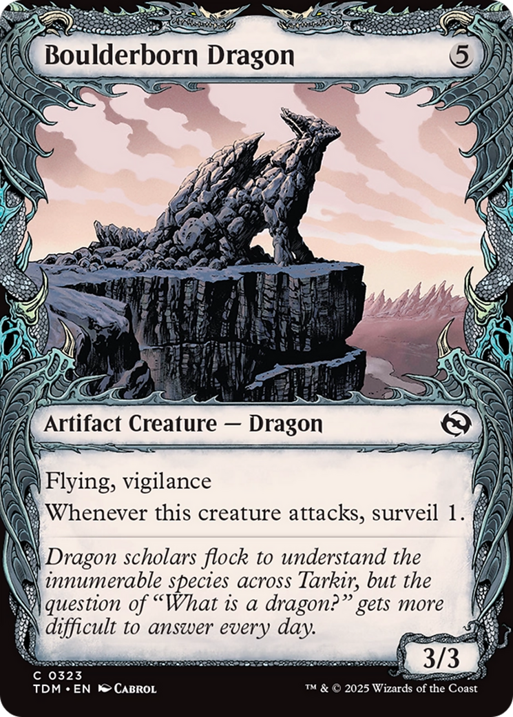 Boulderborn Dragon (Showcase) [Tarkir: Dragonstorm] | Lots Moore NSW