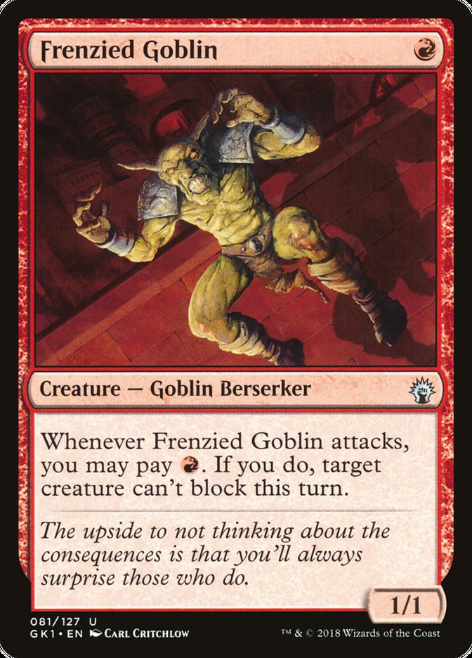 Frenzied Goblin [Guilds of Ravnica Guild Kit] | Lots Moore NSW