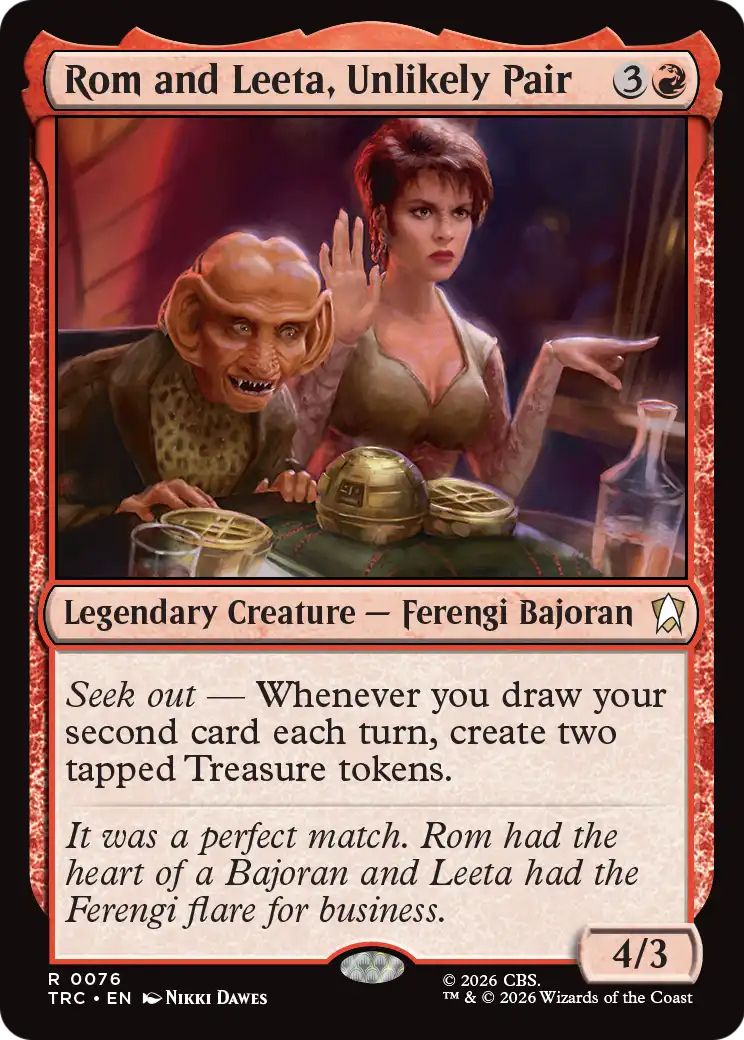 Rom and Leeta, Unlikely Pair (Surge Foil) [Star Trek Commander] | Lots Moore NSW